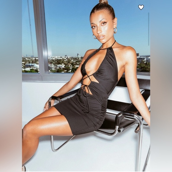 Princess Polly Dresses & Skirts - Princess Polly Mini Black Backless Dress